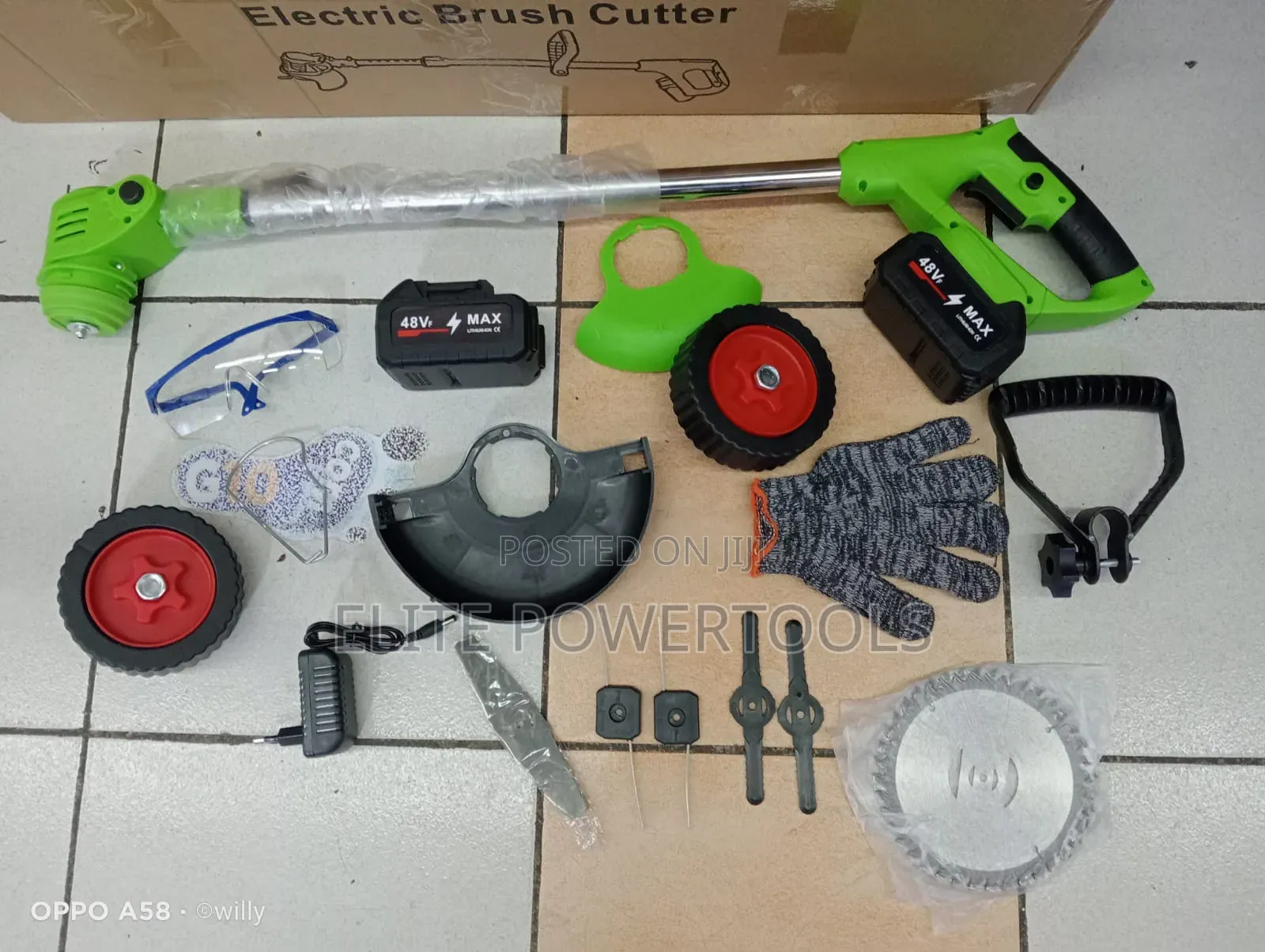 32 Braid Rechargeable Brush Cutter
