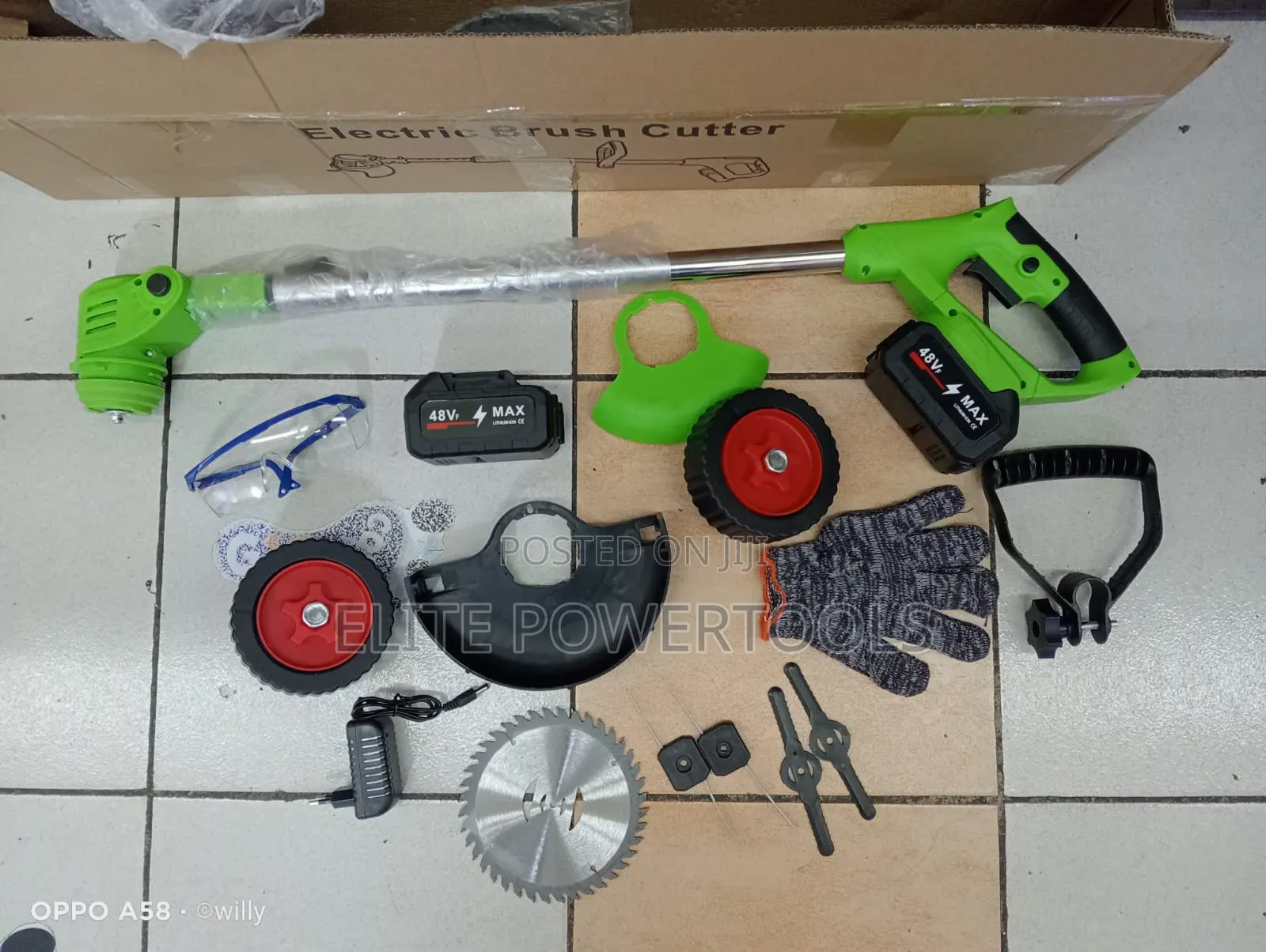 32 Braid Rechargeable Brush Cutter