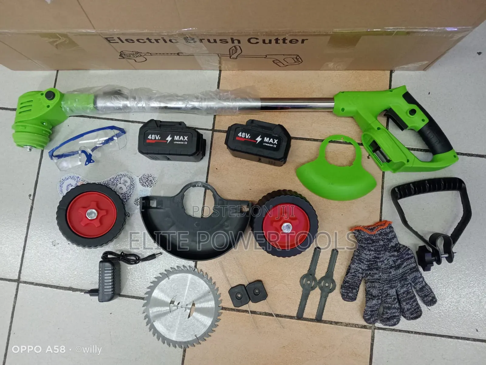 32 Braid Rechargeable Brush Cutter