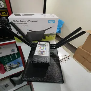 Solar Powered Outdoor 4g Sim Card Enabled Wifi Router Long Range