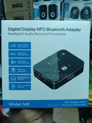 Digital Display NFC Bluetooth Adapter - Audio Receiver/Transmitter