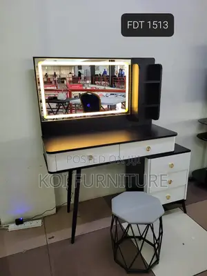 Vanity Set : Modern Led Vanity Dressing Table Set,
