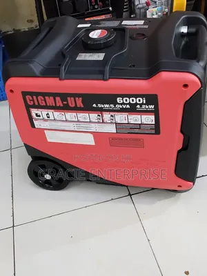 Cigma-Uk 6000i Petrol Inverter Silent Generator.
