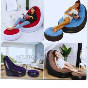 Inflatable Seat With Foot Rest Restocked