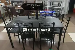 Dining Set : Modern Six-Seater Dining Set