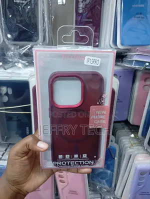 iPhone 15 Pro Burgundy Matte Translucent Magsafe Case