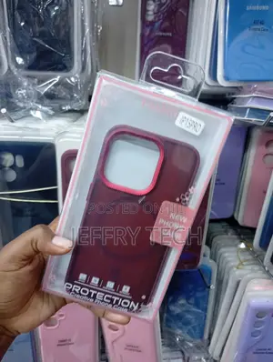iPhone 15 Pro Burgundy Matte Translucent Magsafe Case