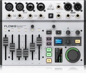 Behringer Flow 8 Digital Usb Mixer With Bluetooth App Control
