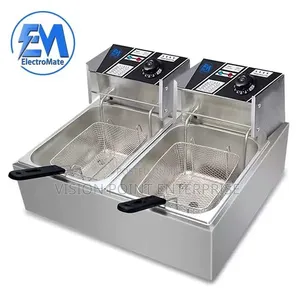 Electromate Double Deep Fryer