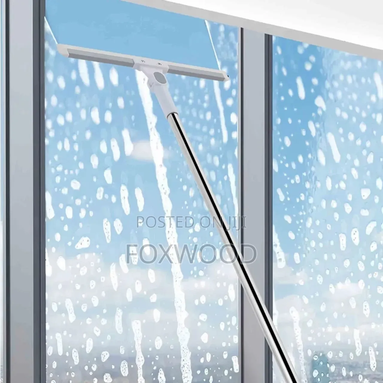 *Long Handle Telescopic Rod Glass, Floor Window Squeegee Cleaner
