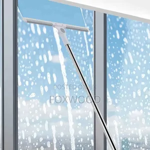 *Long Handle Telescopic Rod Glass, Floor Window Squeegee Cleaner