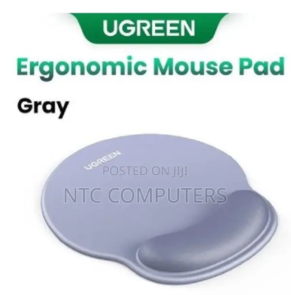 Ugreen Ergonomic Mouse Pad With Wrist Rest - Grey - Lp668