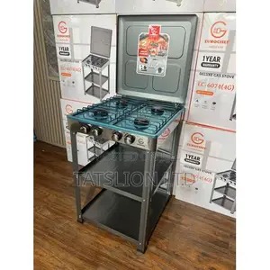 Eurochef Full Standing Cooker With Shelves