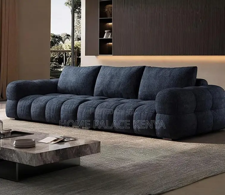 Bubble Sofa: Elegant 3-Seater Sectional Sofa With Tufted Design