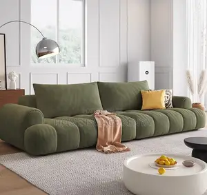 Bubble Sofa: Elegant 3-Seater Sectional Sofa With Tufted Design