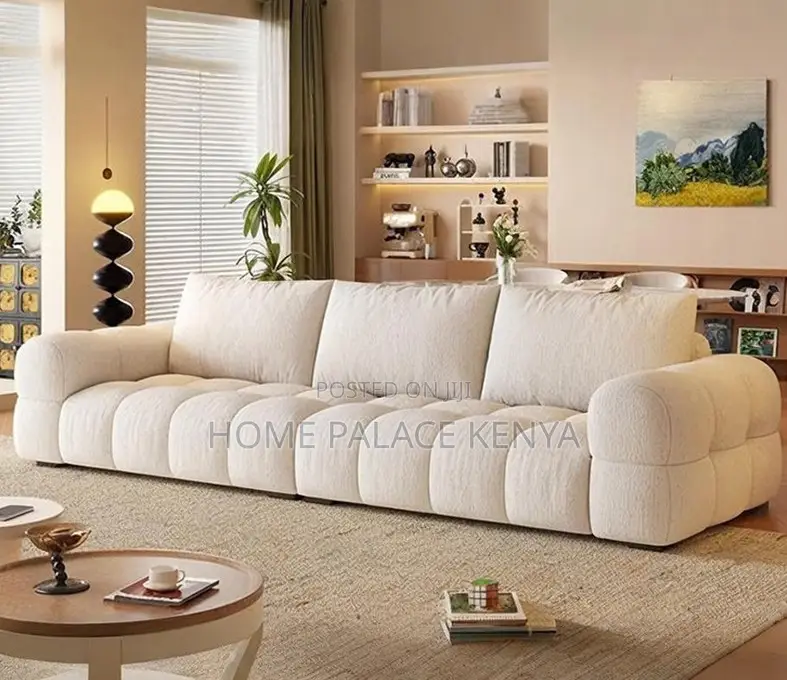 Bubble Sofa: Elegant 3-Seater Sectional Sofa With Tufted Design