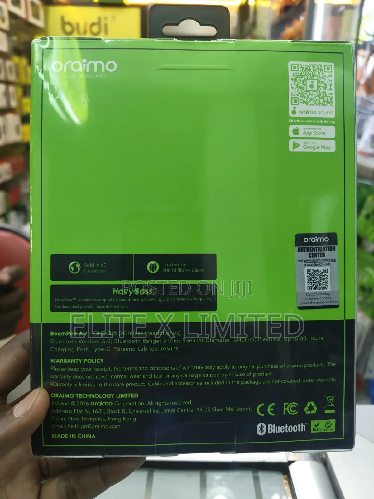 Oraimo Boompop Air