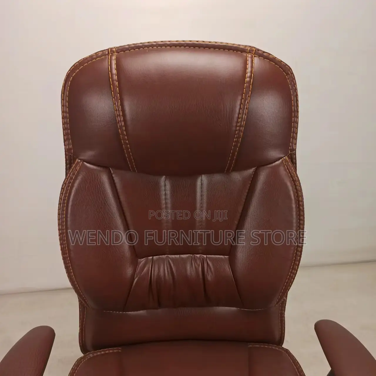 Office Chairs; Recliner Leather Brown Adjustable Office Chairs