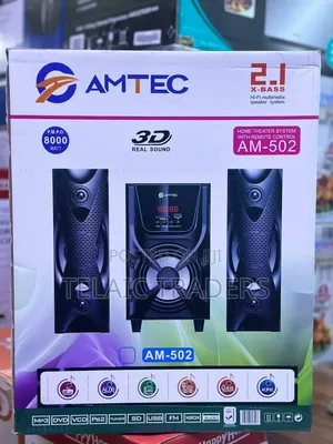 Amtec Am-502 2.1 Home Theater System With Remote Control