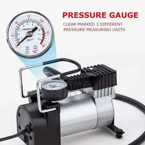 Electric Car Air Compressor Gauge 12v Tyre Inflator Air Pump 150 Psi