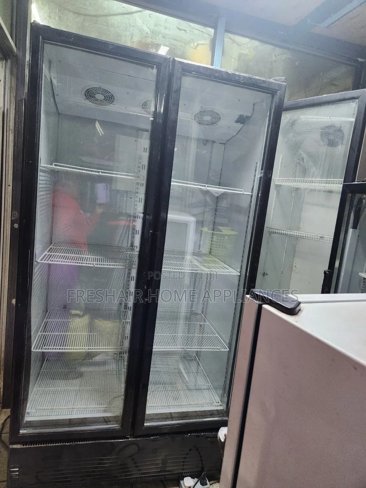 Mirror 2 Door Display Fridge