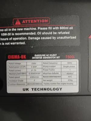 Silent Generator 7.5kva