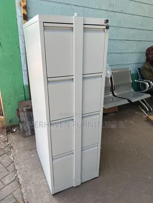 4 Drawer Cabinet With Security Bar – Safe and Durable Filing Cabinet