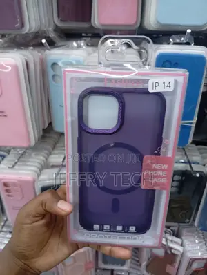 iPhone 14 Purple Translucent Case