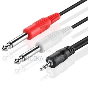 Audio Cable 3.5mm Trs Jack To 1/4'' Trs Plug