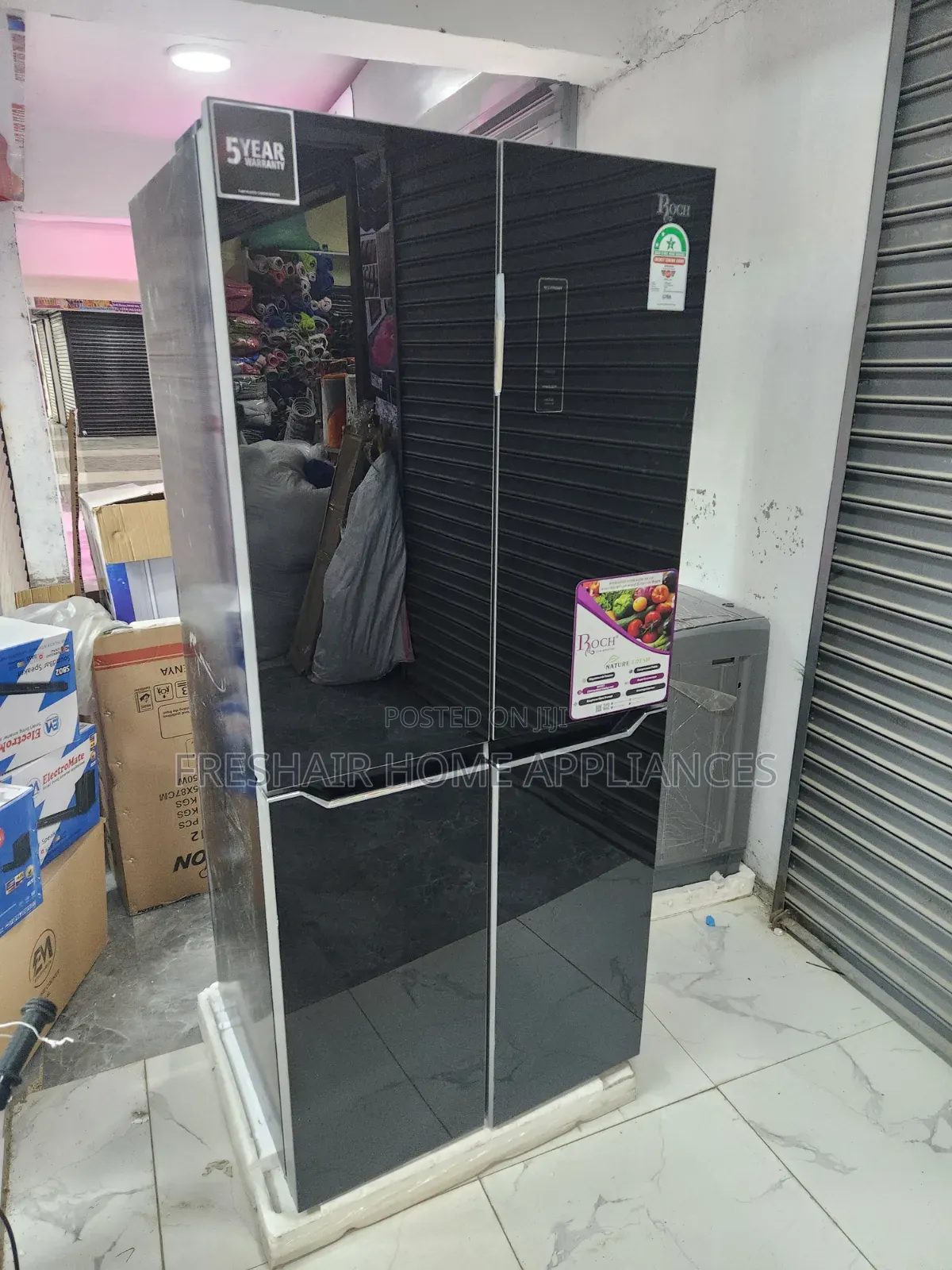 4 Doors Black New Fridge