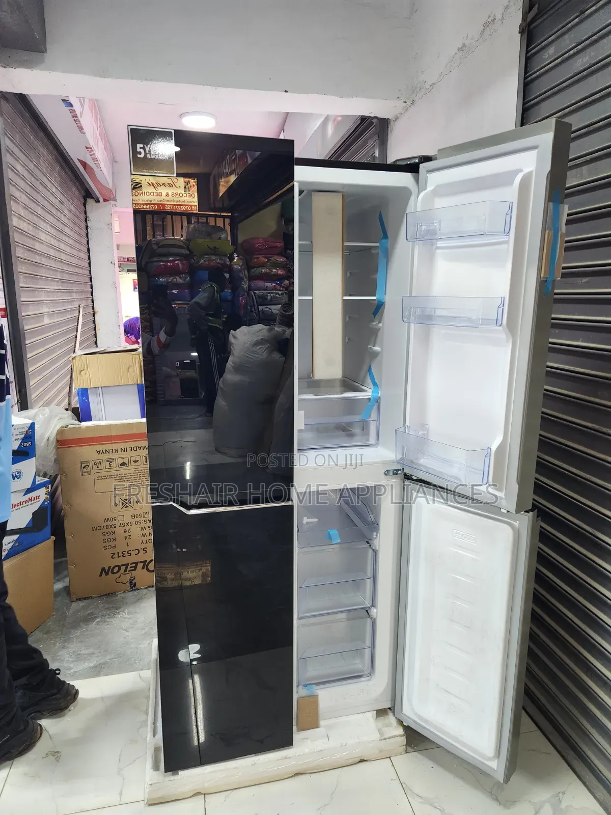 4 Doors Black New Fridge
