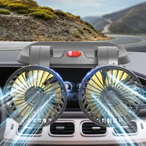 12v Car Cooling Fan Dual Head
