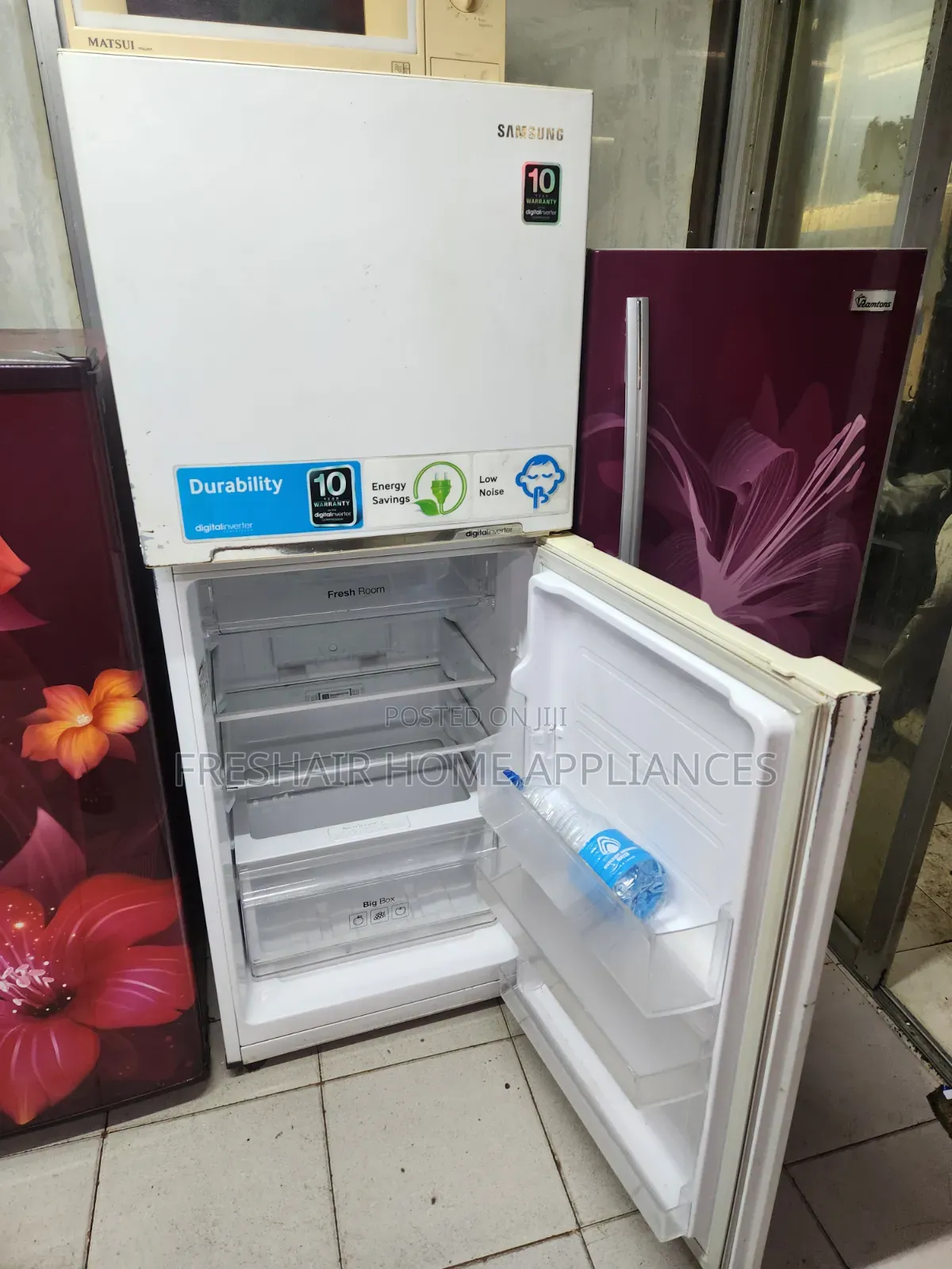 White Digital Fridge
