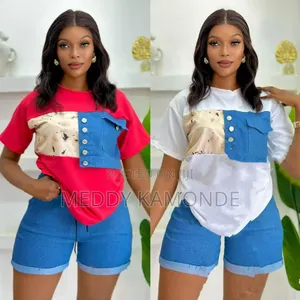 Jeans Short Set