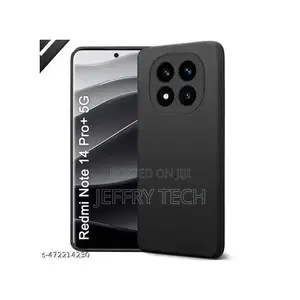 Redmi Note 14 Pro 4g Back Case Pouch Silicone - Black