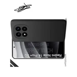 Redmi Note 14 Pro 4g Back Case Pouch Silicone - Black