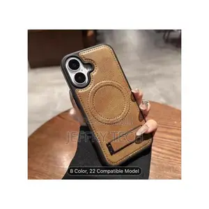 Pouch iPhone 16 Leather Phone Case