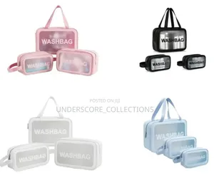 3 In 1 Waterproof Cosmetics/Wash Bags