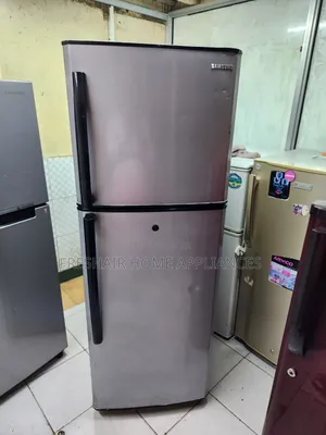 Dark Silver Samsung Fridge