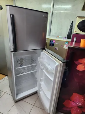 Dark Silver Samsung Fridge