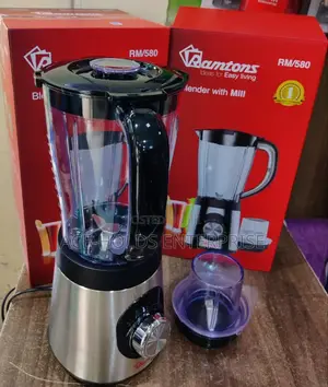 Ramtons Electric Blender Stainless Steel - Rm/580
