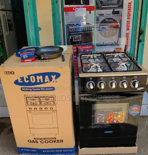 Ecomax 4 Gas Electric Oven 50*55 Jet Burners - Rotisserie Free Gifts