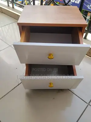 Julz Bedside Table Drawer White Finishing
