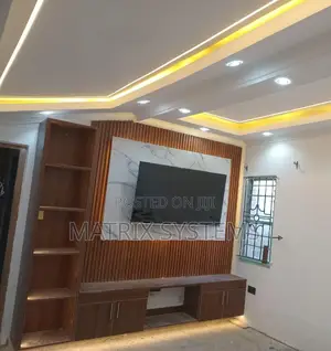 Mable Sheet/Fluted Panel/Tv Stand/Snake Lights