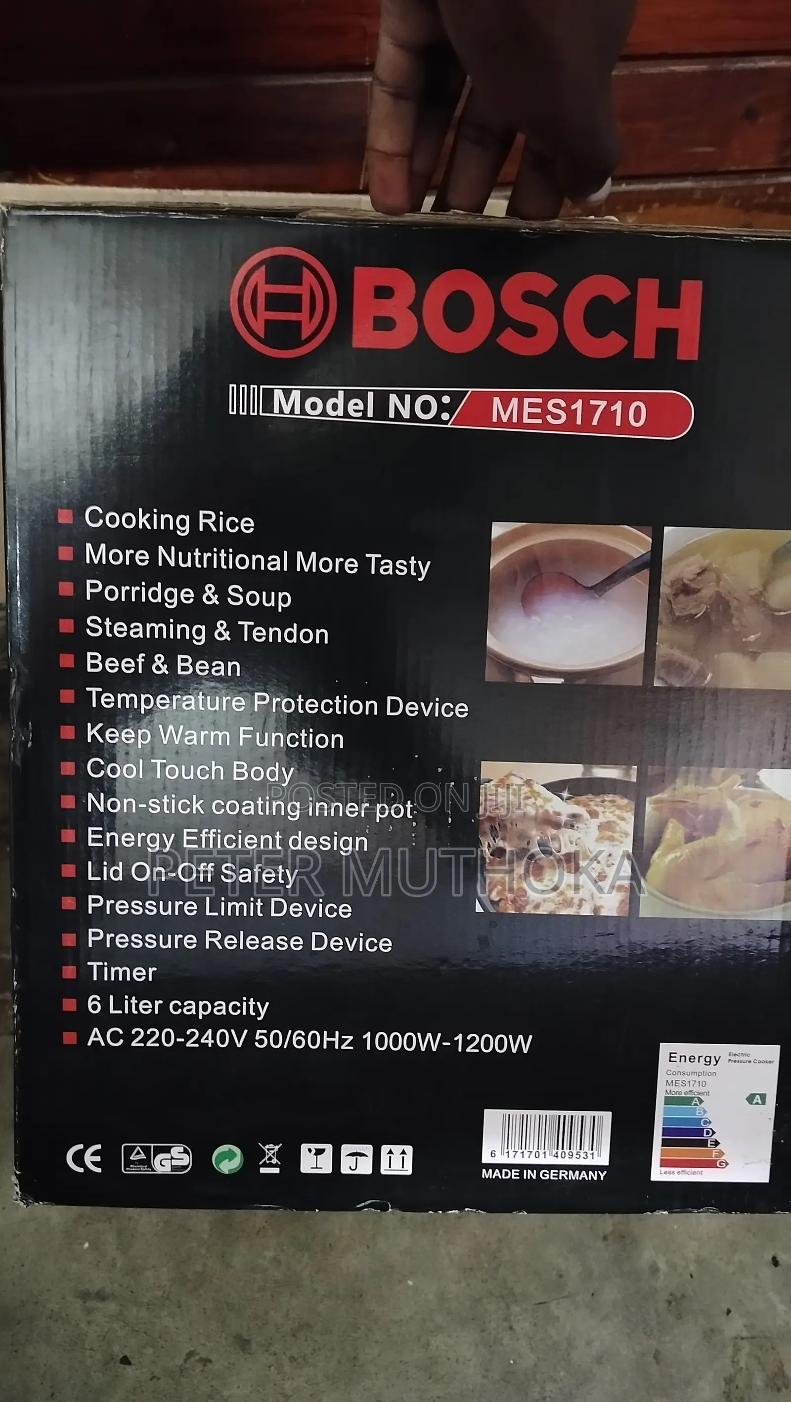 6litre Electric Pressure Cooker