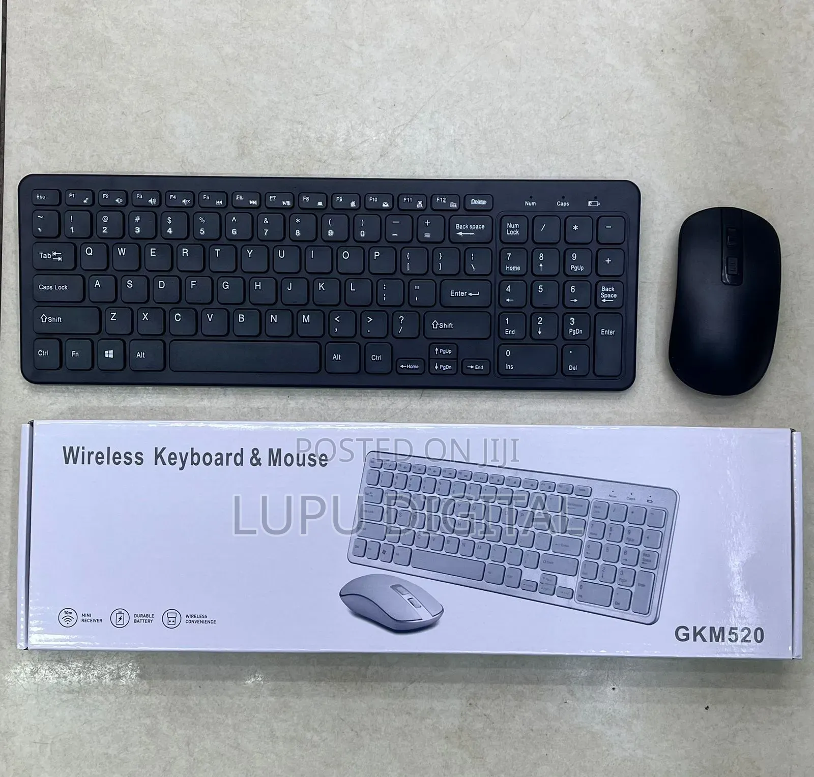 Full Wireless Keyboard and Mouse