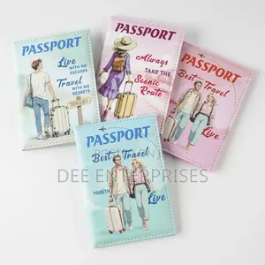 Stylish Synthetic Leather Passport Holder Wallet