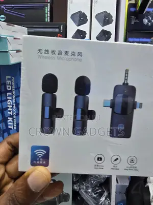 Wireless Lavalier Microphone Kit For Phones Cameras Tablets