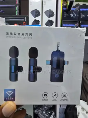 Dual Clip-on Wireless Microphone Usb-c Lightning 3.5mm