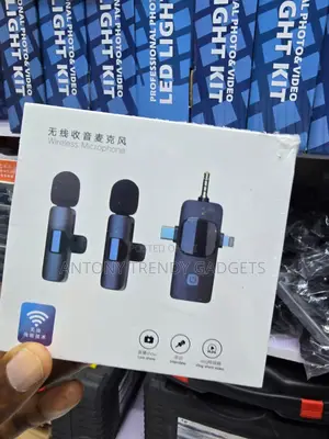 3-in-1 Wireless Mic Set for iPhone Android Camera Laptop